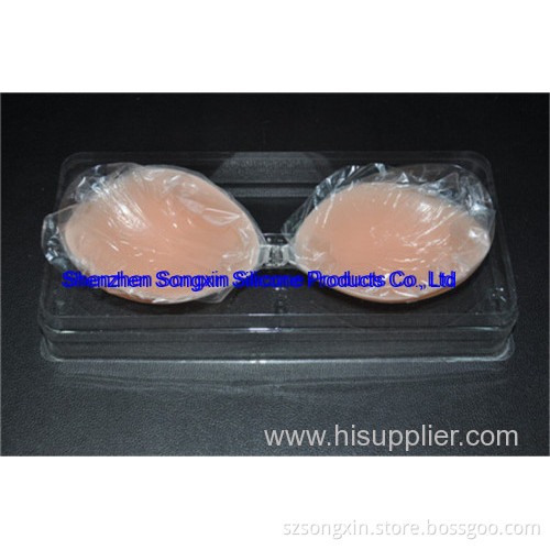 Wholesale - Silicone Adhesive Stick On Gel Push Up Strapless Backless Invisible Bra New Nude Bra 